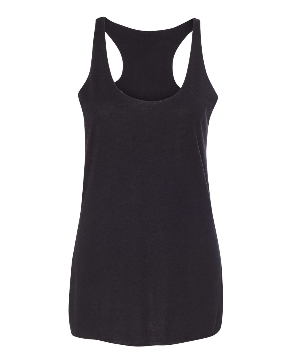 Solid Black Triblend Color Women's Triblend Racerback Tank 8430