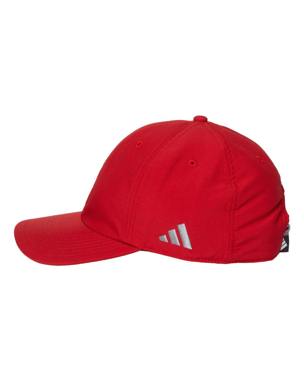 Power Red Color Sustainable Performance Max Cap Side View