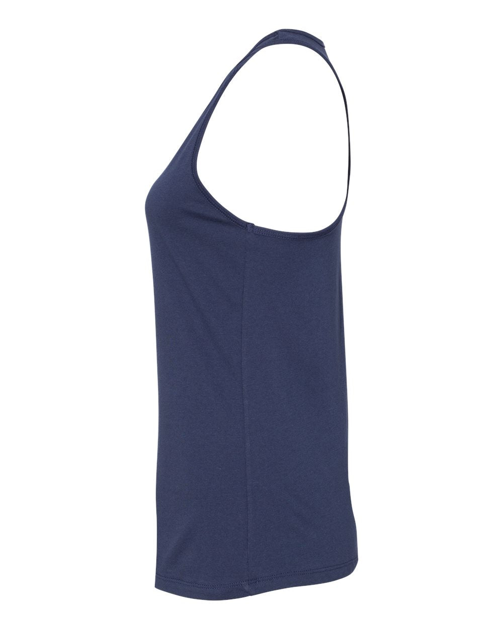 Navy Color Women's Jersey Racerback Tank
