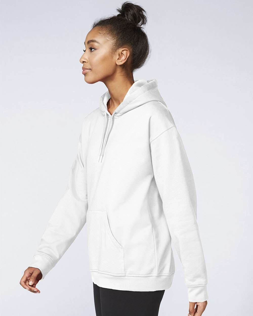 Gildan Softstyle® Midweight Hooded Sweatshirt SF500 #colormdl_White