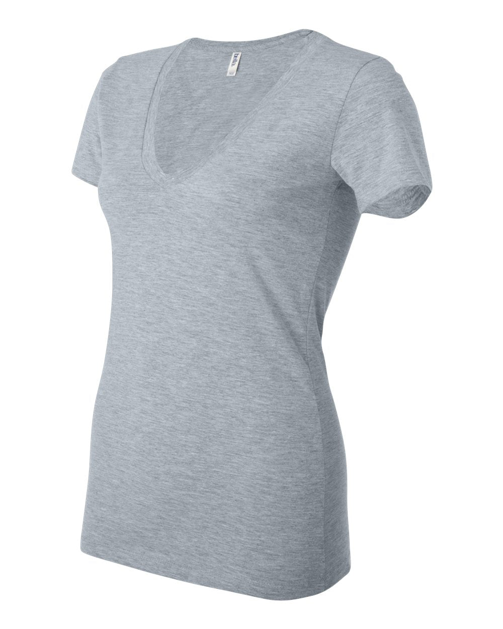 BELLA + CANVAS Women’s Jersey Deep V-Neck Tee 6035 Athletic Heather Women’s Jersey Deep V-Neck Tee