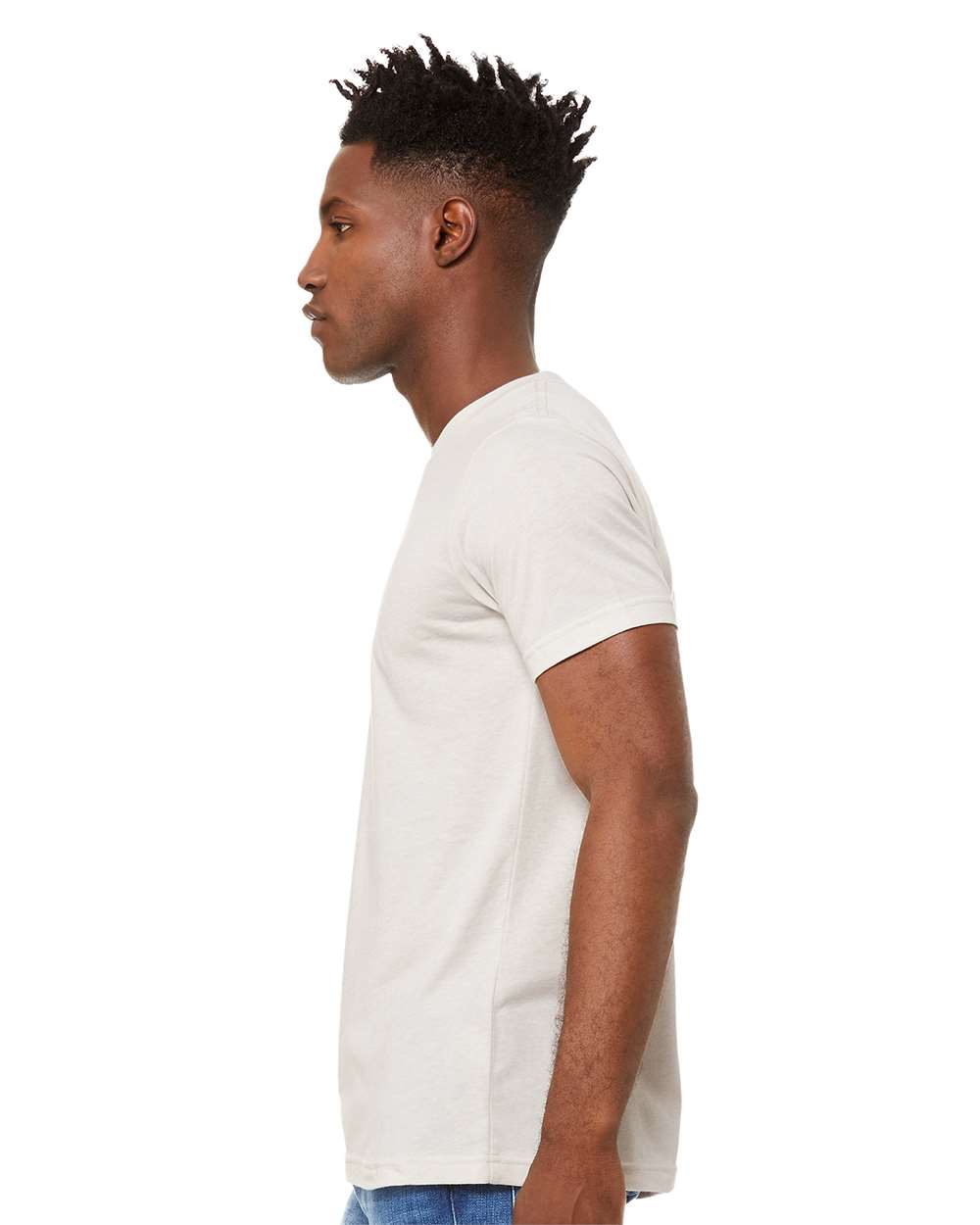 mdl Heather Cement Color CVC Jersey Tee