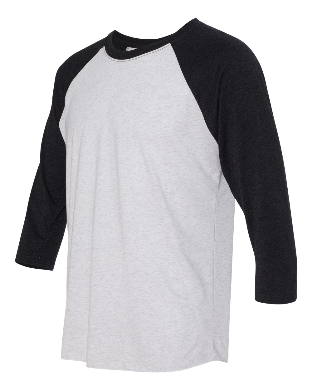 #color_Vintage Black Sleeves/ Heather White Body