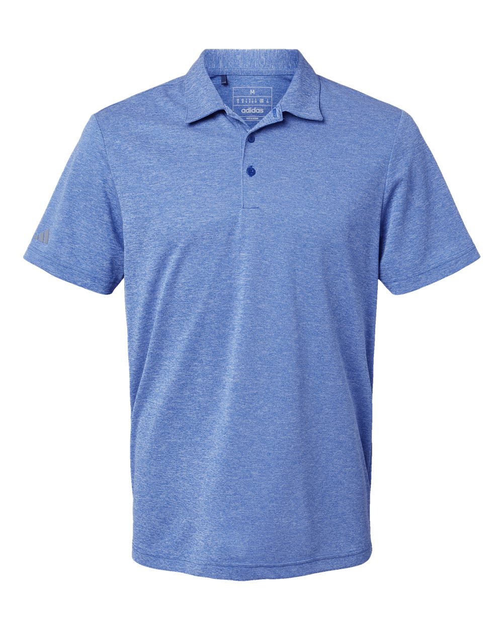 Adidas A582 Heathered Polo Shirt #color_Collegiate Royal Melange