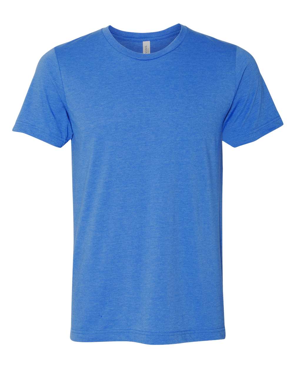 BELLA + CANVAS CVC Jersey Tee 3001CVC Heather True Royal Color CVC Jersey Tee