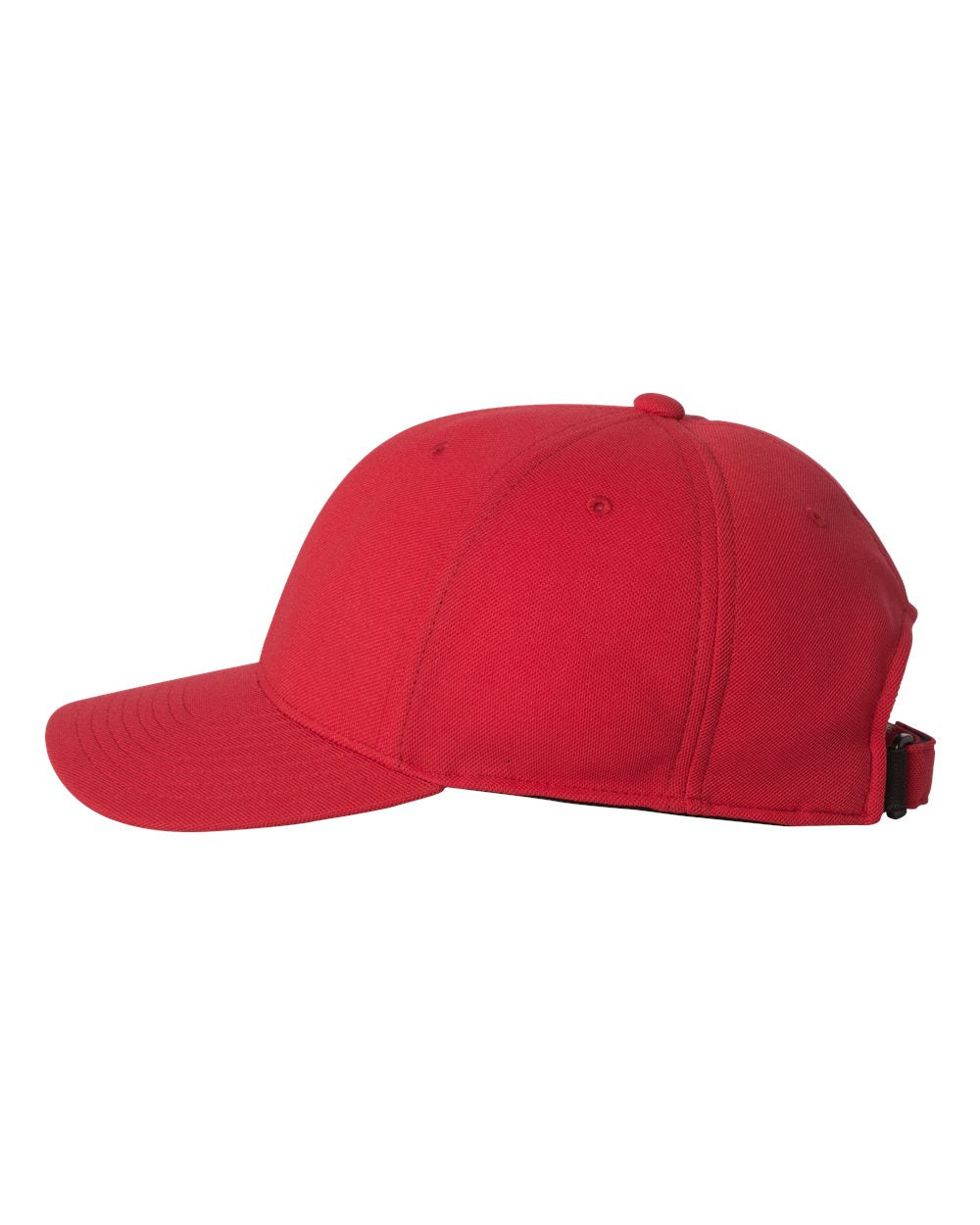 Red Color Flexfit 110® Cool & Dry Mini-Piqué Cap Side View