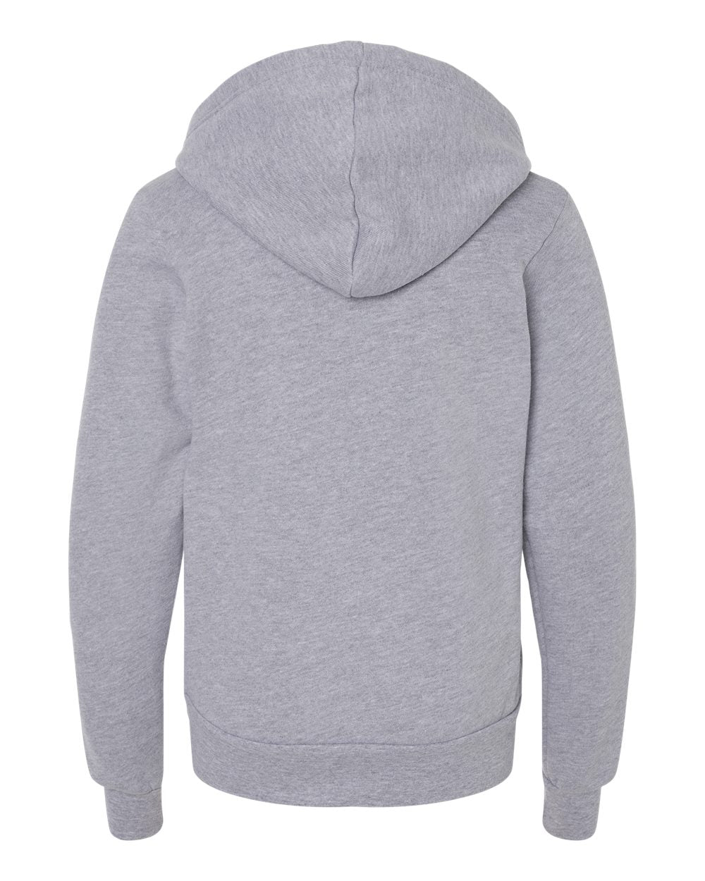 Athletic Heather Color Youth Sponge Fleece Full-Zip Hoodie