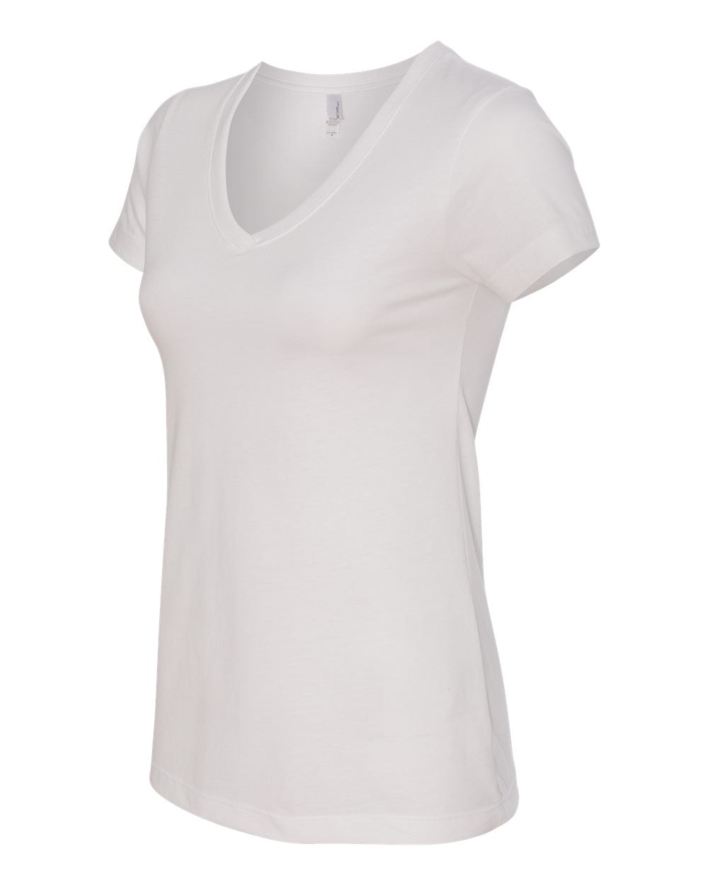 Next Level Women's Sueded V 6480 #color_White