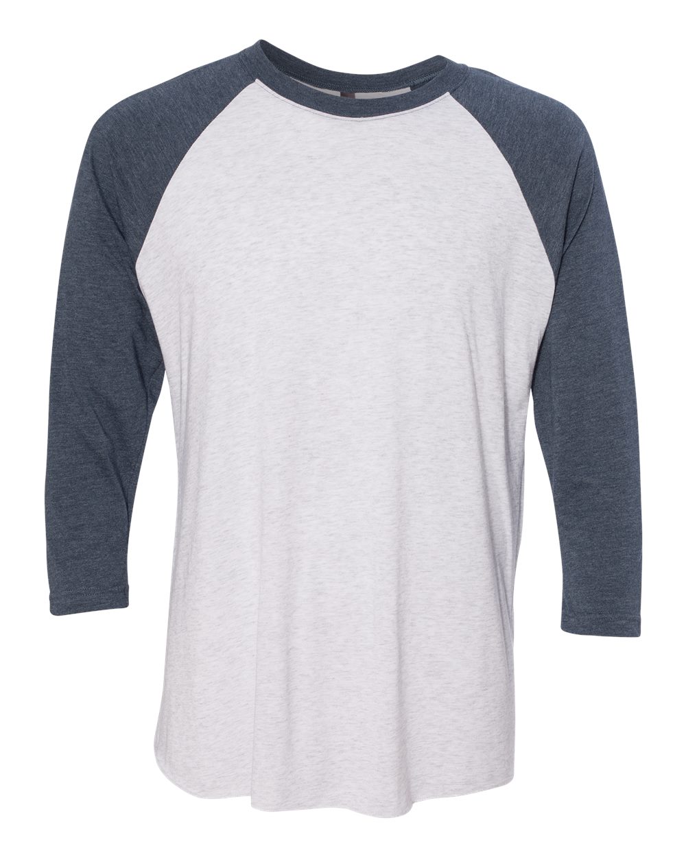 #color_Indigo Sleeves/ Heather White Body