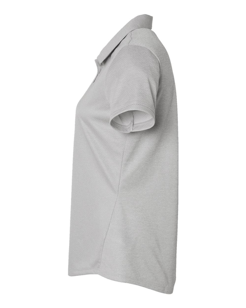 Adidas A592 Women's Space Dyed Polo #color_Grey One Heather
