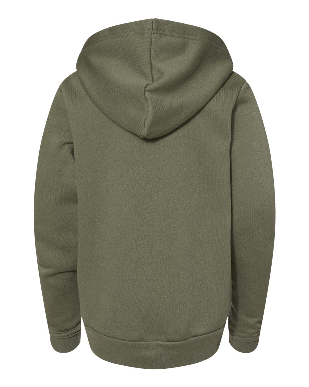 Military Green Color Youth Sponge Fleece Hoodie