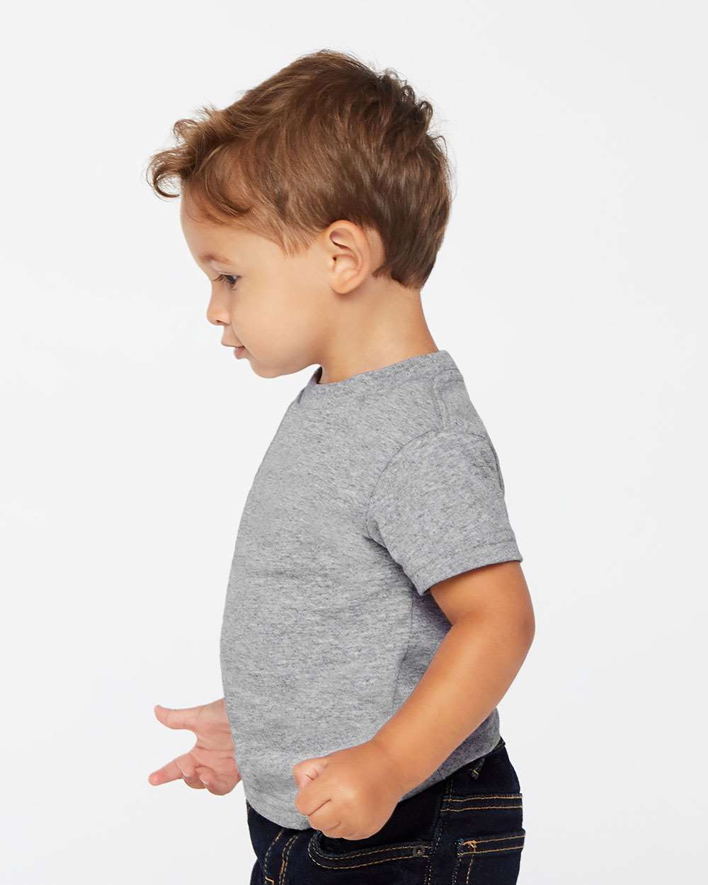 Rabbit Skins Infant Cotton Jersey Tee 3401 #colormdl_Heather