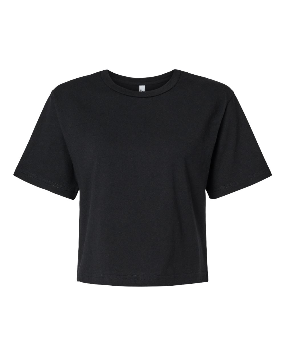 American Apparel Women's Fine Jersey Boxy Tee 102 #color_Black