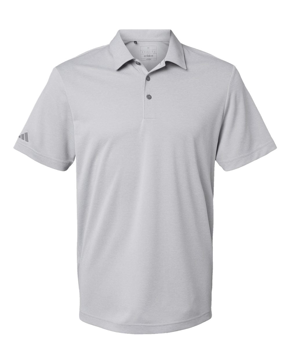 Adidas A582 Heathered Polo Shirt #color_Grey Two Melange