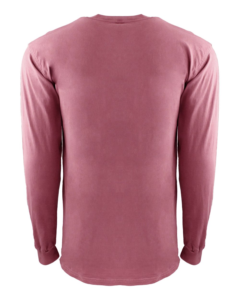 Next Level Inspired Dye Long Sleeve Pocket Crew 7451 #color_Smoked Paprika