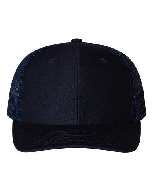 Navy Color Youth Trucker Snapback Cap