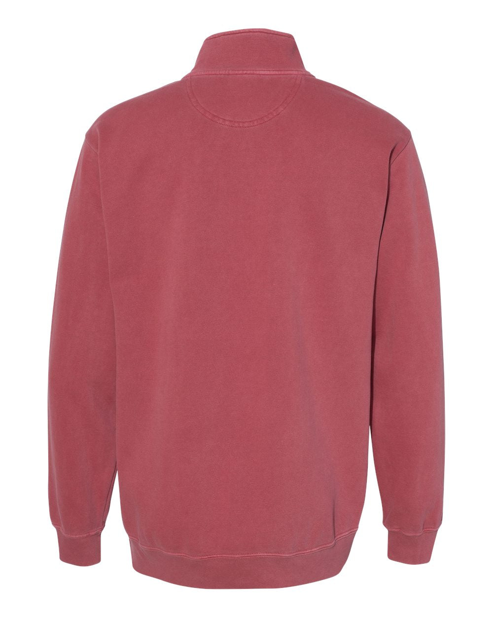 Comfort Colors Garment-Dyed Quarter Zip Sweatshirt 1580 #color_Crimson