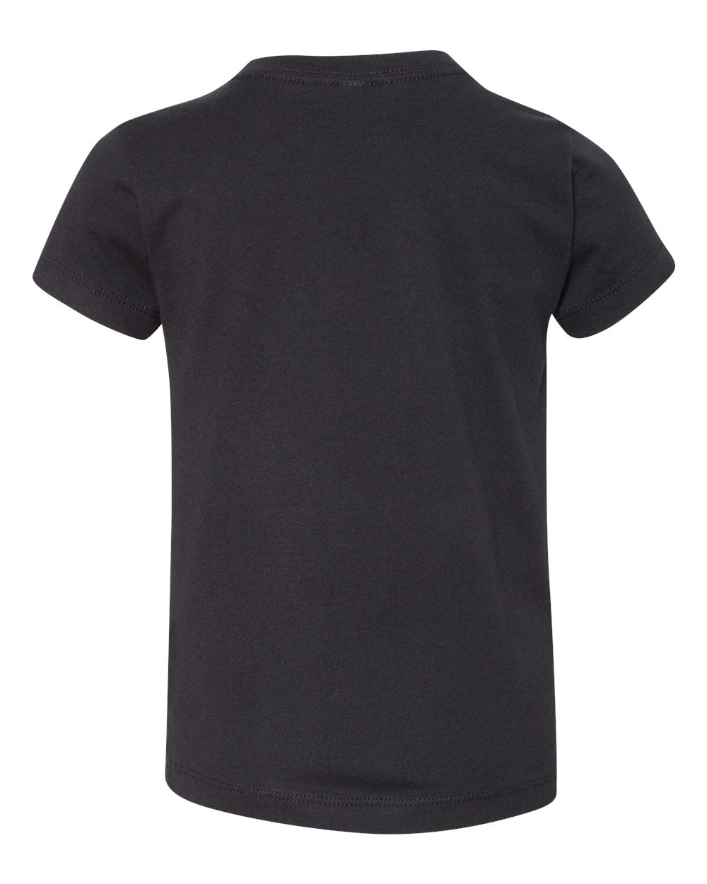 Black Color Toddler Jersey Tee