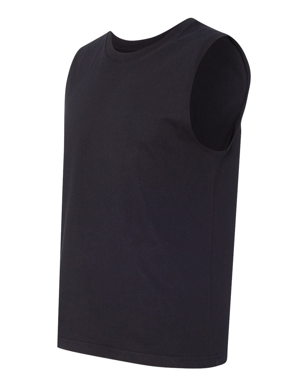 Black Color Jersey Muscle Tank