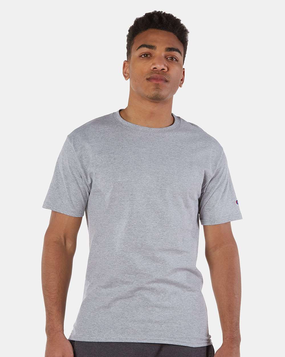 Champion Short Sleeve T-Shirt T425 #colormdl_Light Steel