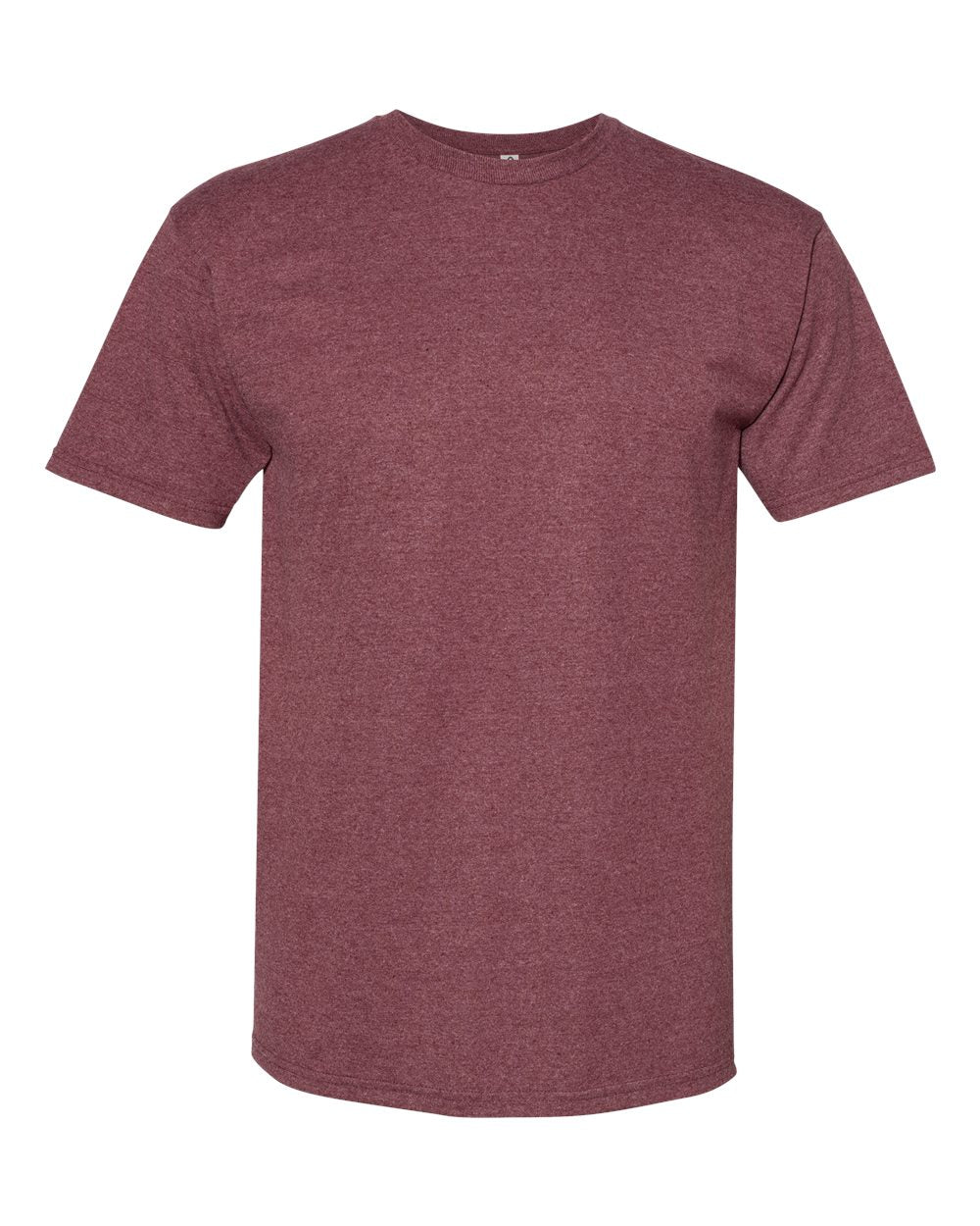 American Apparel 1701 Midweight Cotton Unisex Tee #color_Heather Burgundy