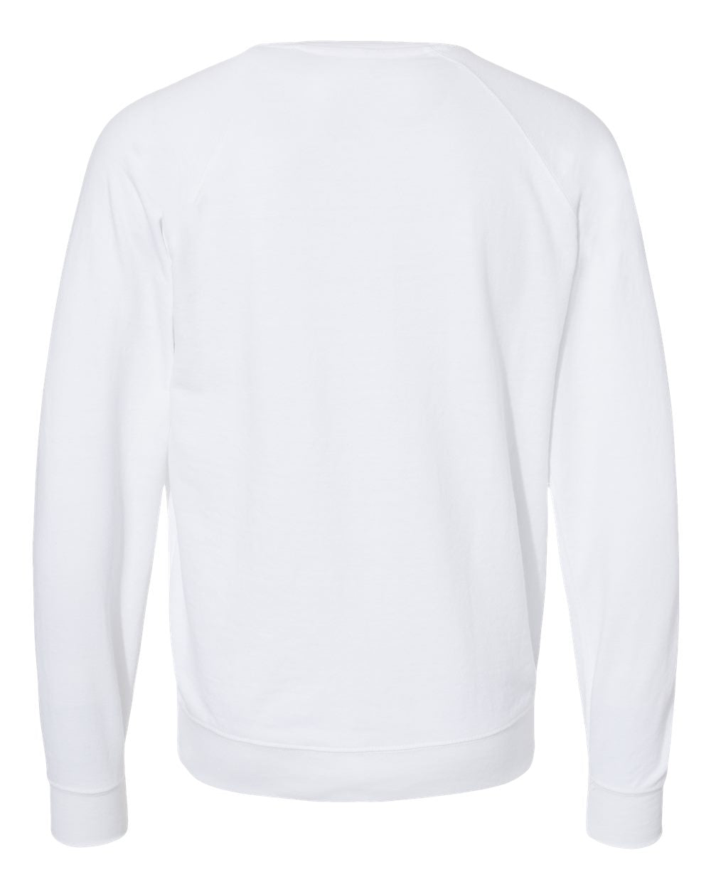 Independent Trading Co. Icon Unisex Lightweight Loopback Terry Crewneck Sweatshirt SS1000C #color_White