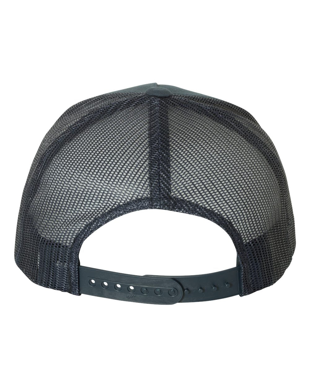 Navy Color Retro Trucker Cap Back View