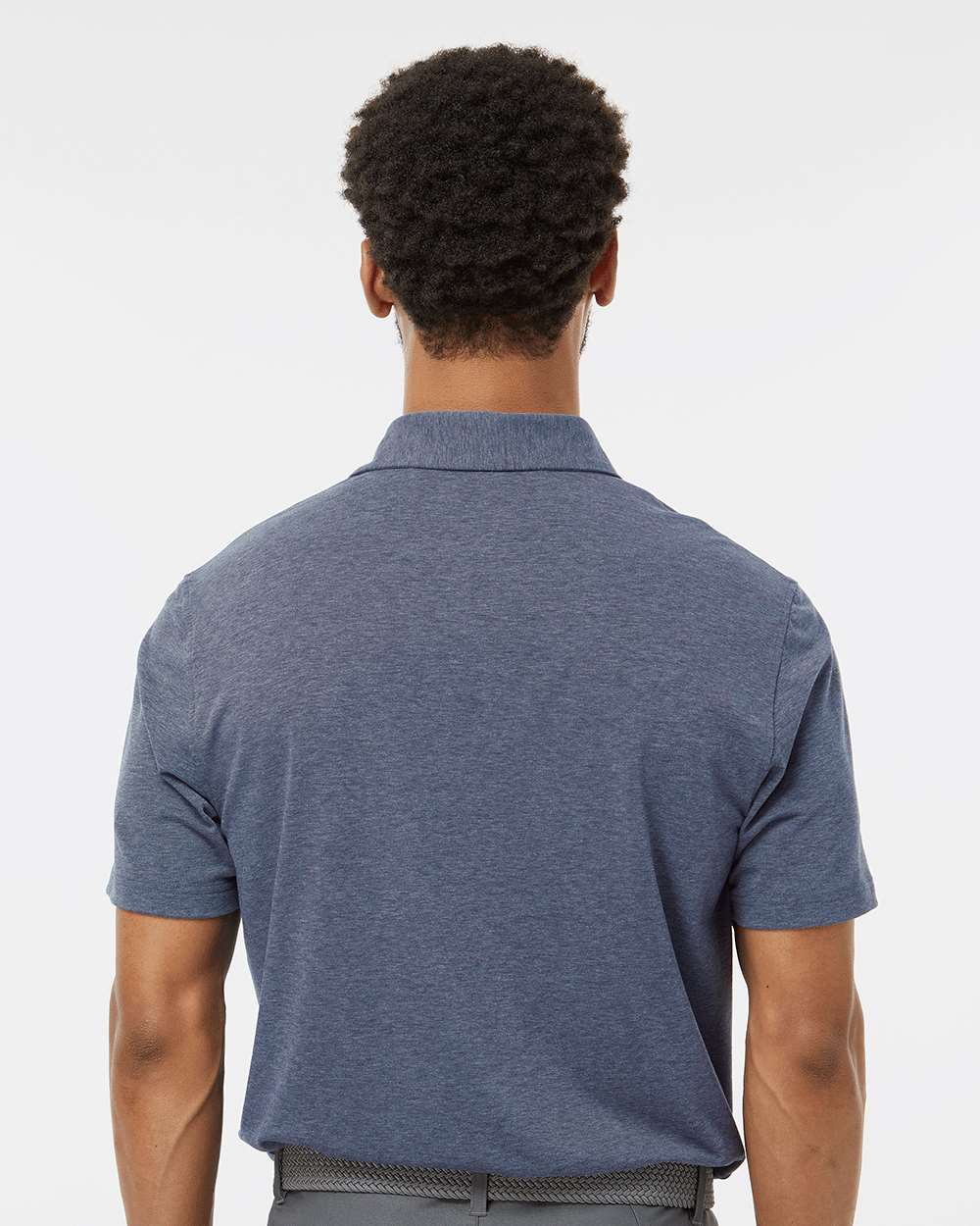 Adidas A590 Blend Polo T-Shirt #colormdl_Collegiate Navy Melange