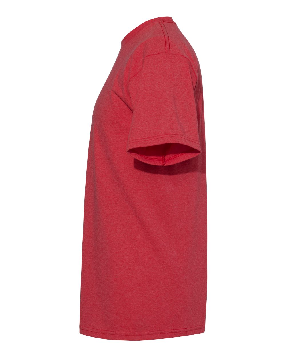 American Apparel 1701 Midweight Cotton Unisex Tee #color_Heather Red