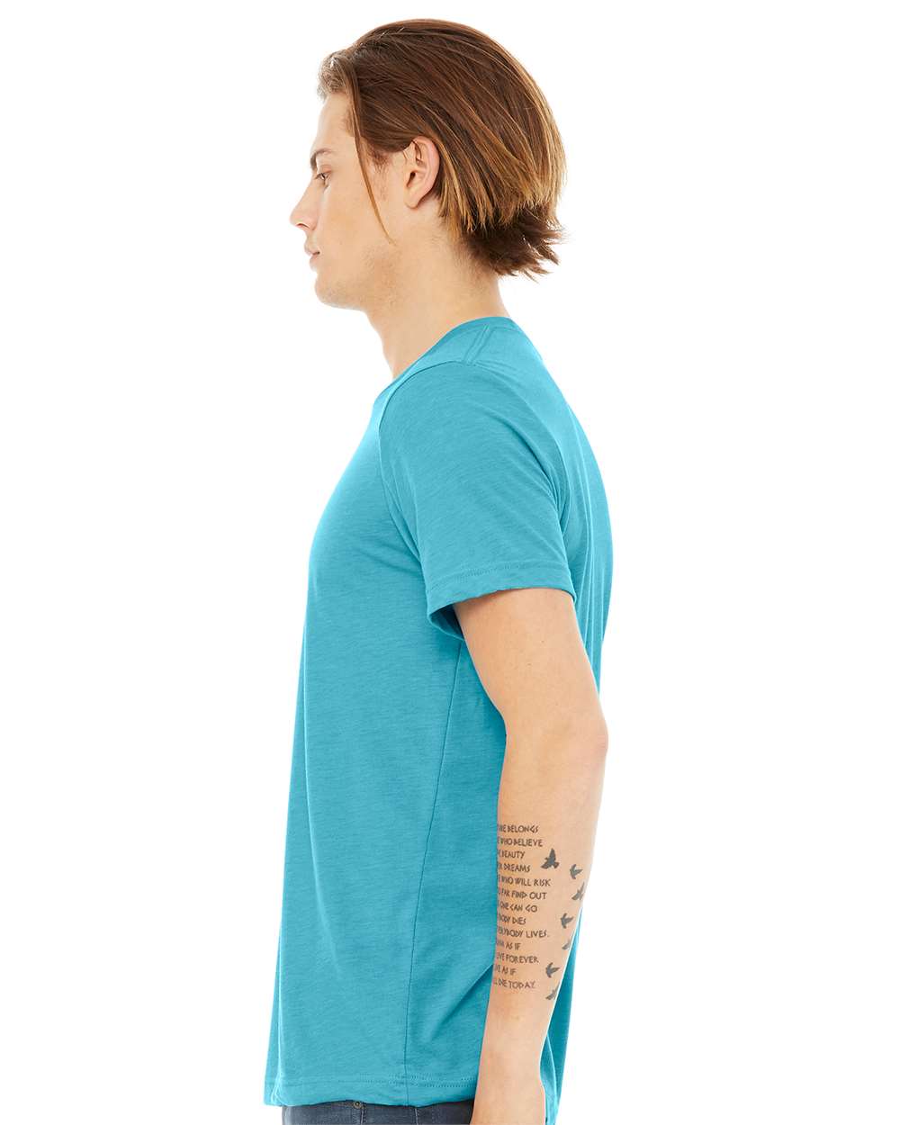 mdl Aqua Triblend Color Unisex Triblend Tee