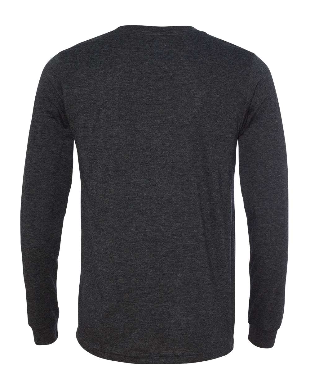 BELLA + CANVAS Unisex Triblend Long Sleeve Tee 3513 #color_Charcoal Black Triblend