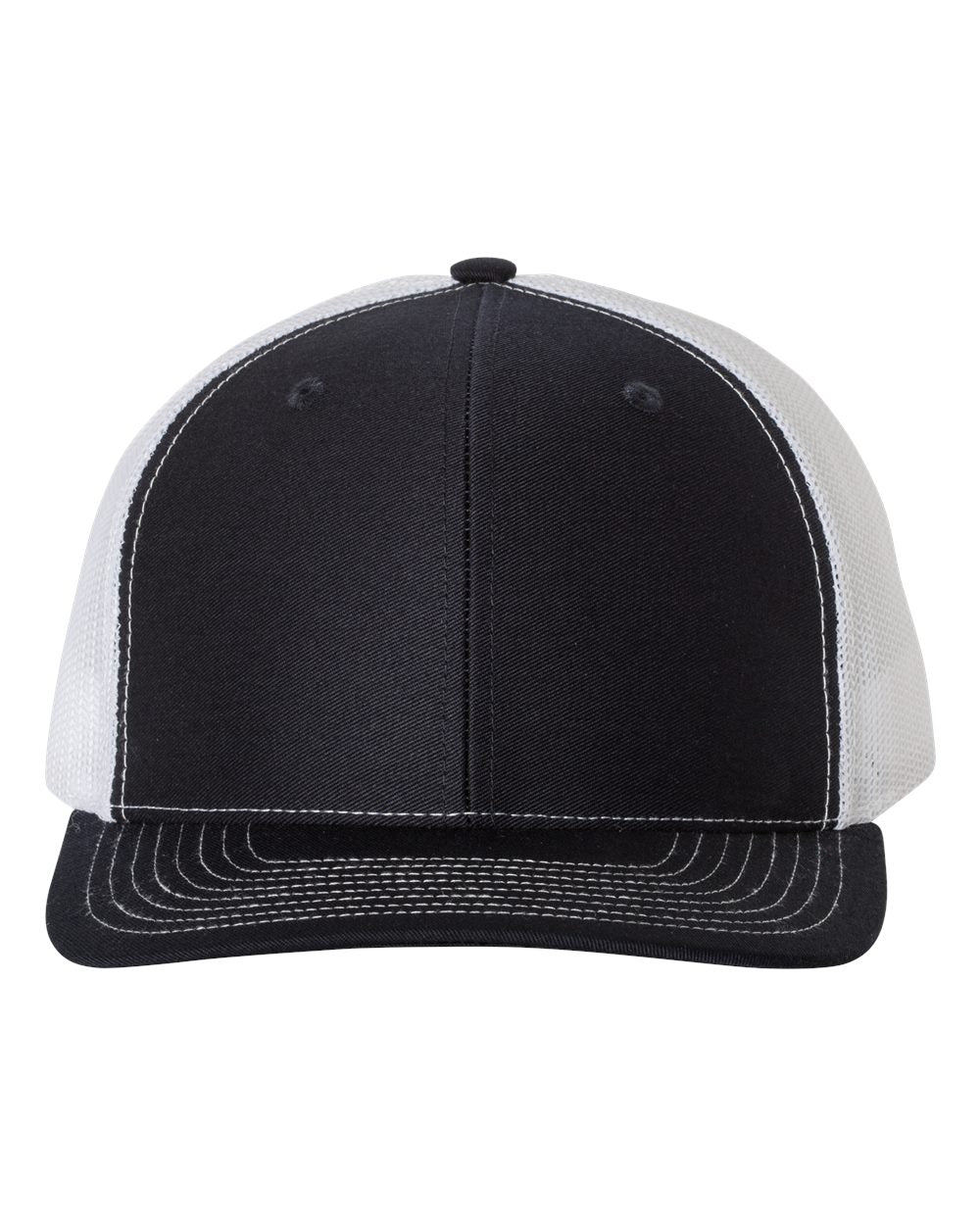 Navy and White Color Adjustable Snapback Trucker Cap