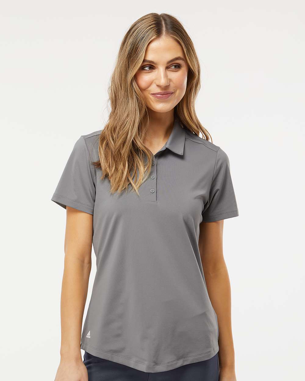 Adidas A515 Women's Ultimate Solid Polo #colormdl_Grey Three