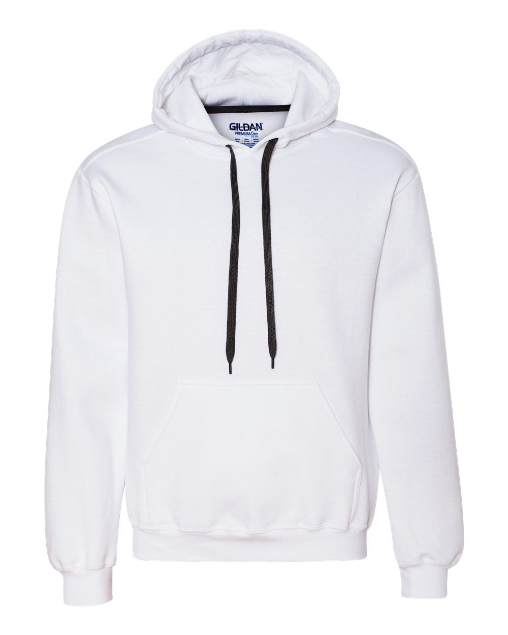Gildan Premium Cotton® Hooded Sweatshirt 92500 #color_White