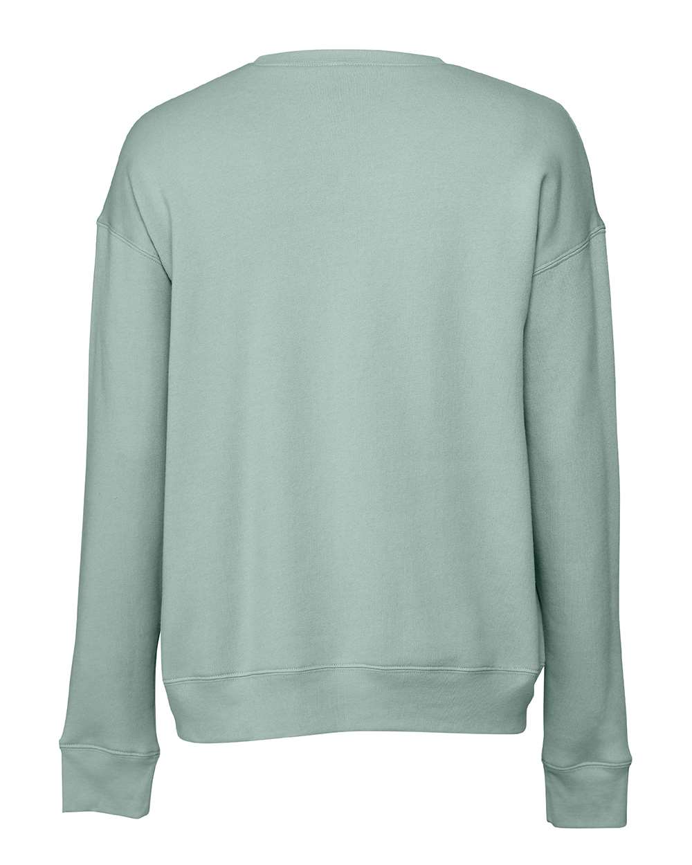 Dusty Blue Color Unisex Sponge Fleece Drop Shoulder Crewneck Sweats