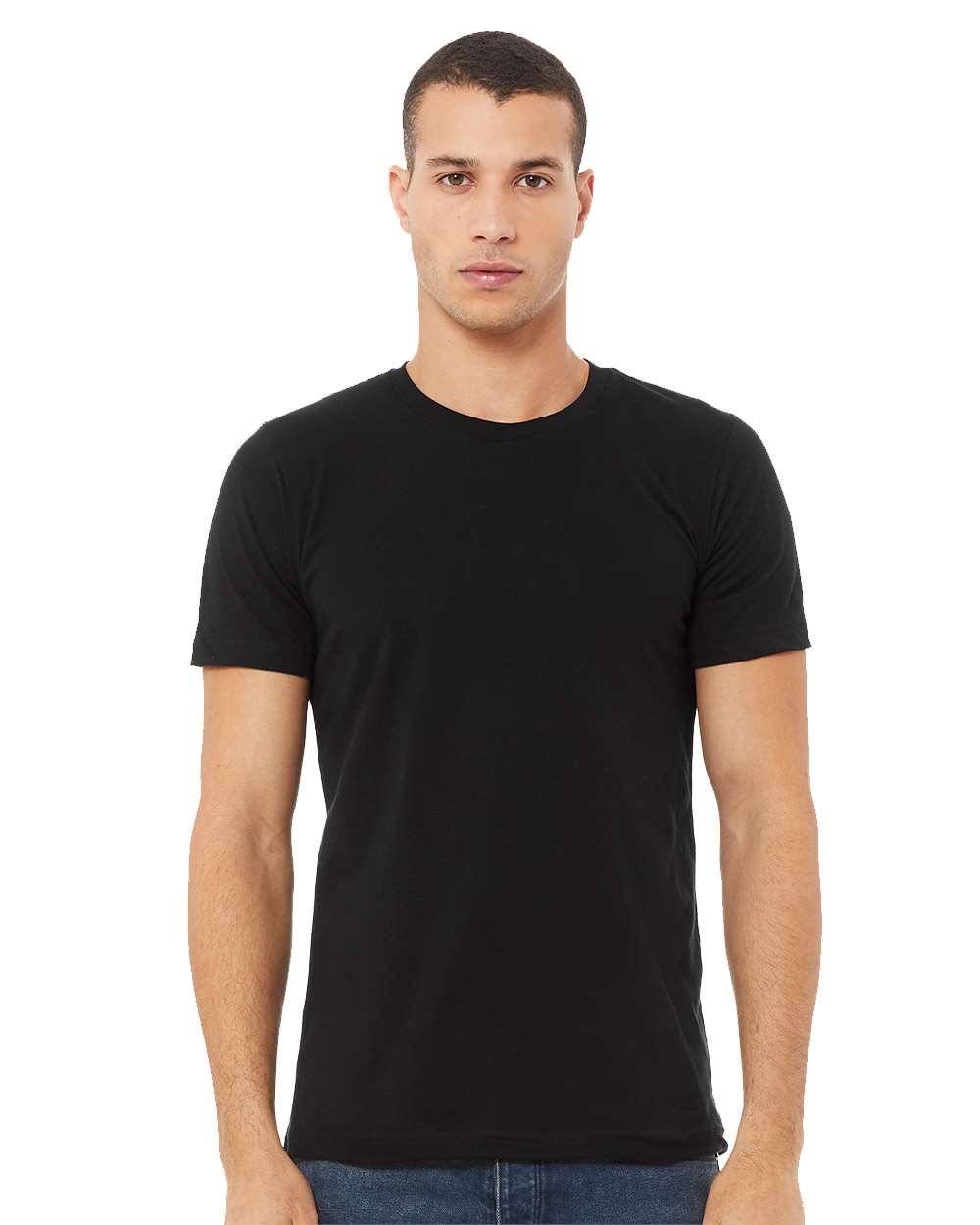 mdl Black Color BELLA + CANVAS Unisex Jersey Tee