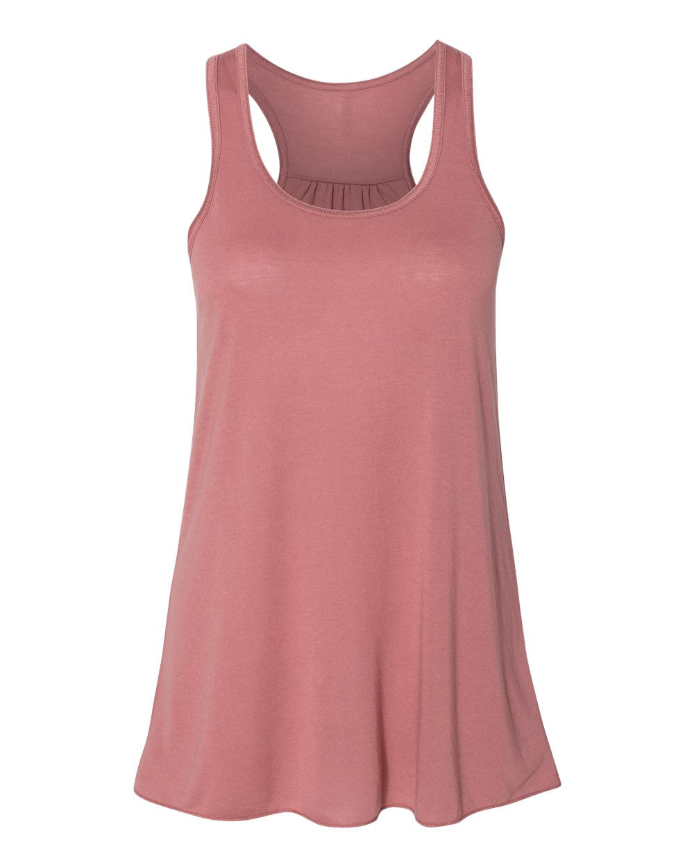 Mauve Color Women's Flowy Racerback Tank
