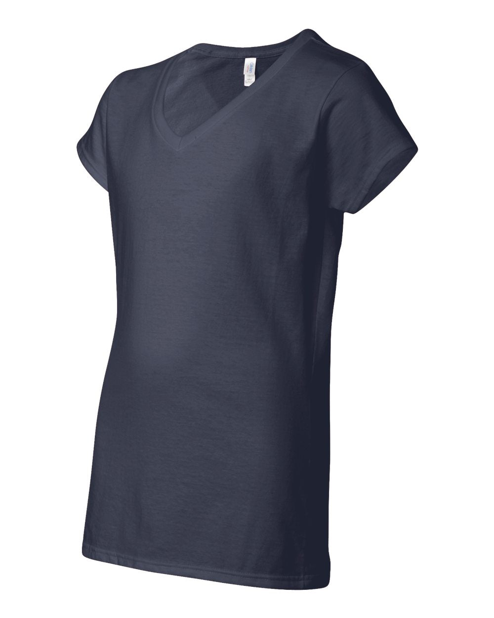 Gildan Softstyle® Women’s V-Neck T-Shirt 64V00L #color_Navy