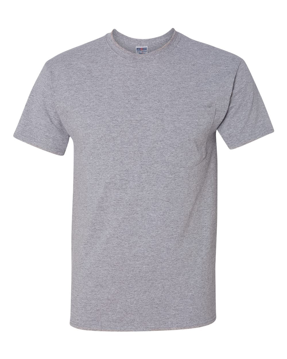JERZEES Dri-Power® 50/50 T-Shirt with a Pocket 29MPR #color_Oxford