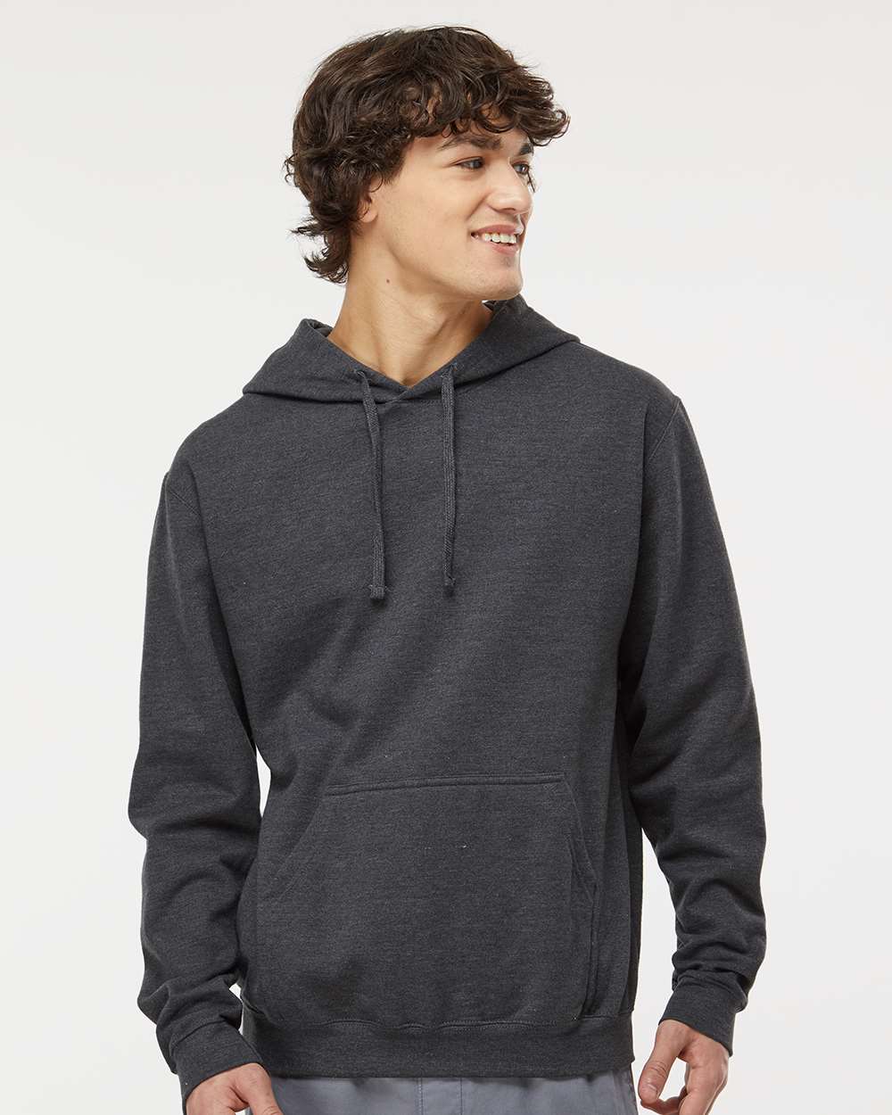 M&O Unisex Pullover Hoodie 3320 #colormdl_Dark Heather