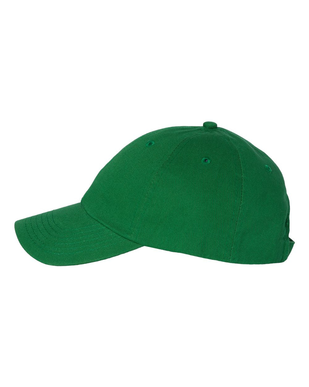 Kelly Color Adult Bio-Washed Classic Dad’s Cap Side View