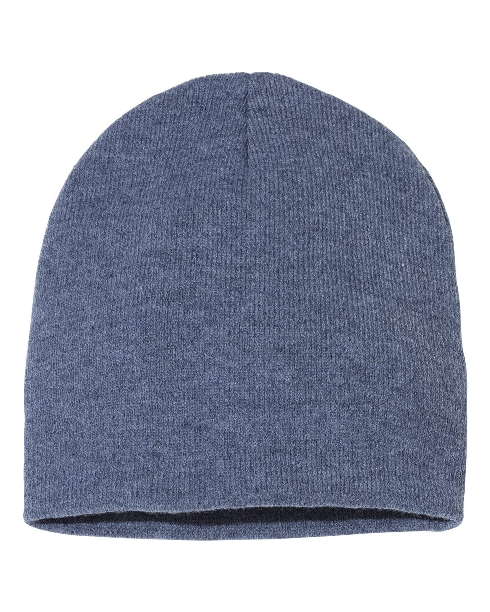 Heather Grey Color Sportsman 8" Knit Beanie