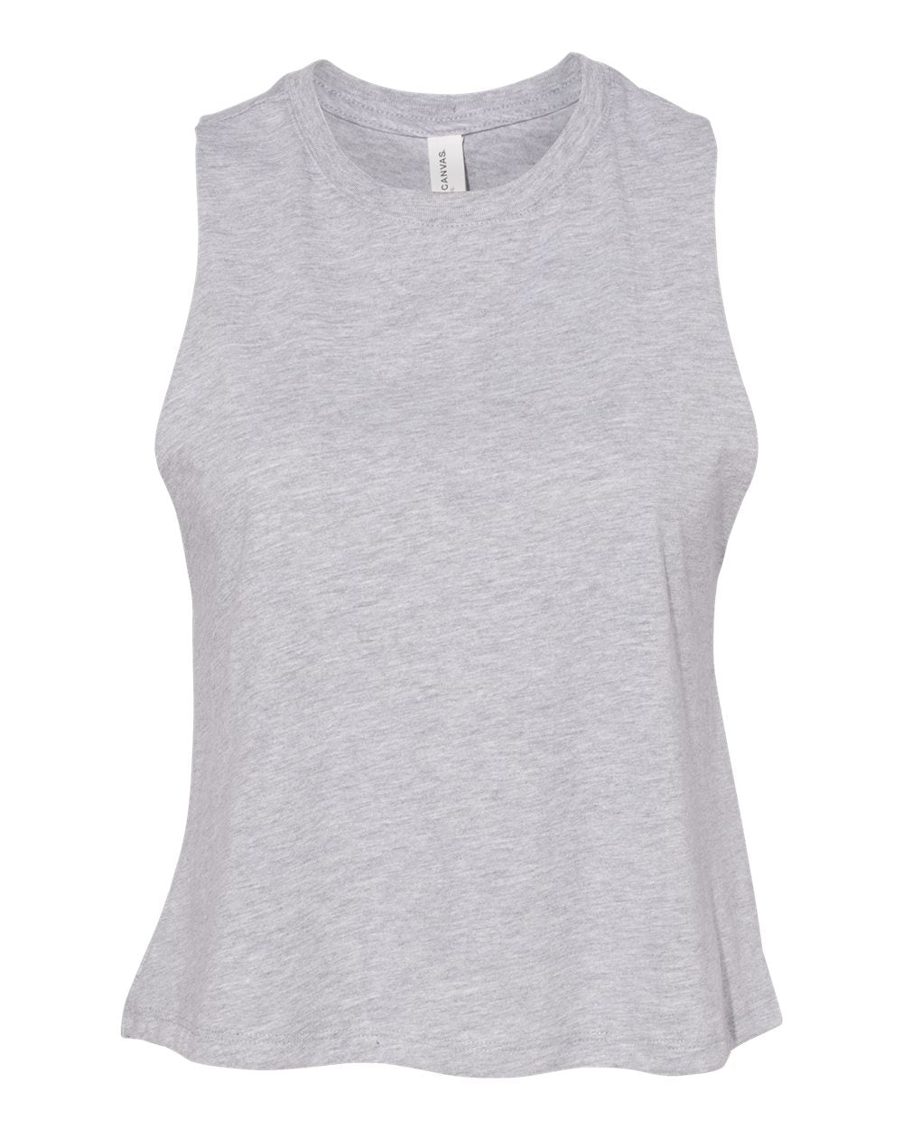 Athletic Heather Color Women's Racerback Crop Tank