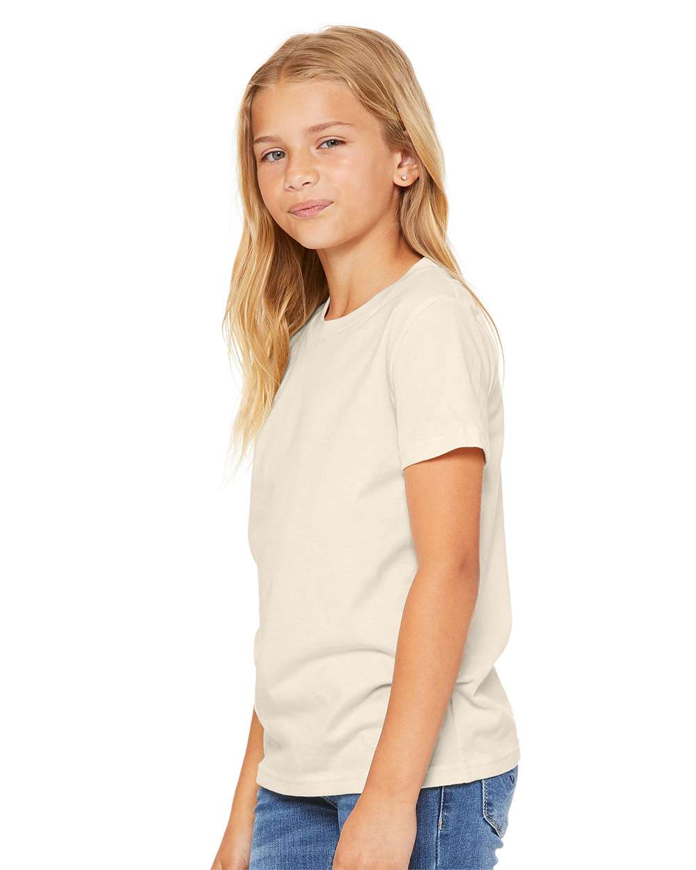 BELLA + CANVAS Youth Unisex Jersey Tee 3001Y #colormdl_Natural