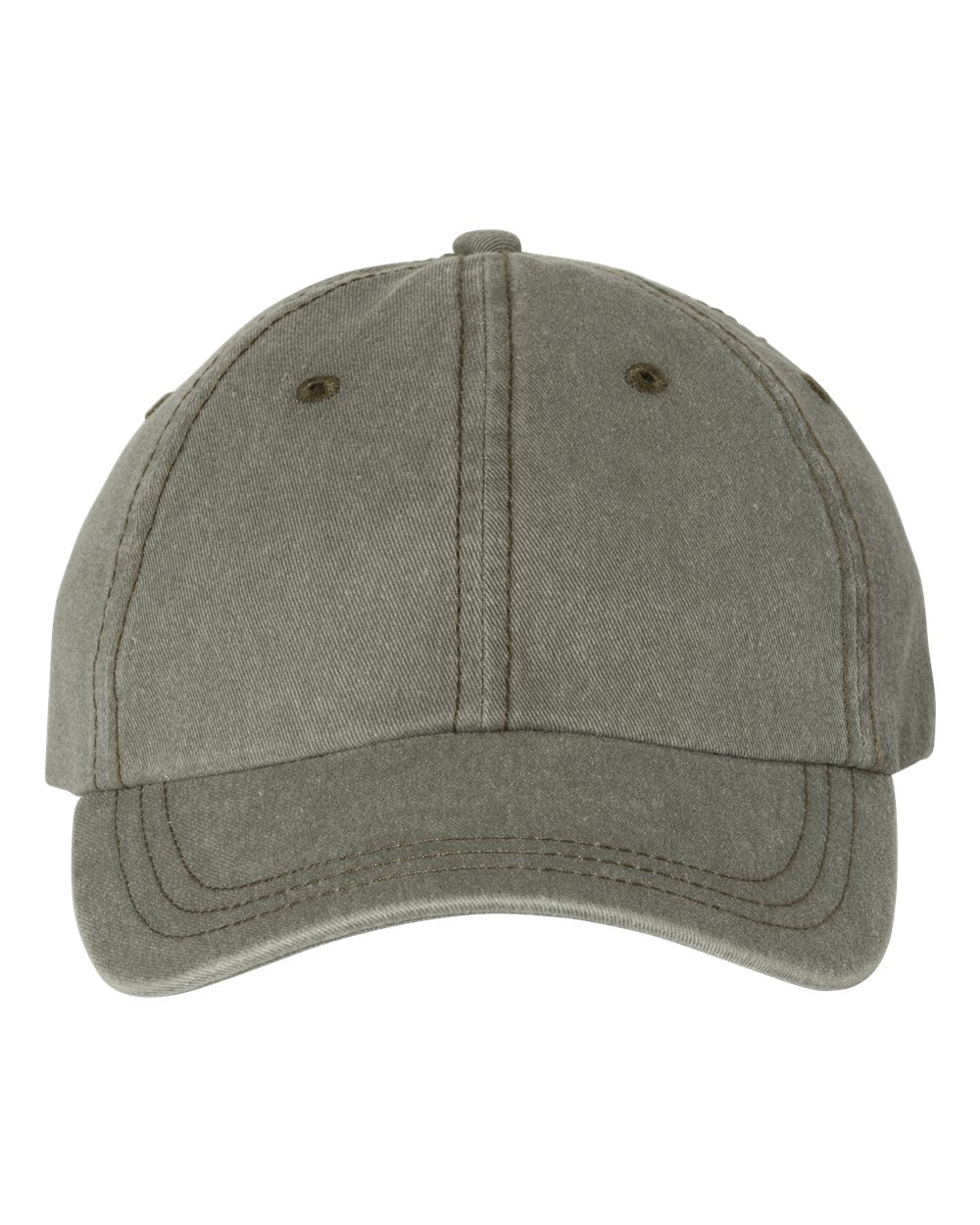 Olive Color Sportsman Pigment-Dyed Cap