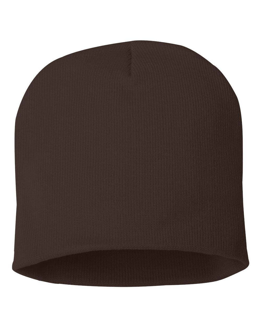 Brown Color Sportsman 8" Knit Beanie