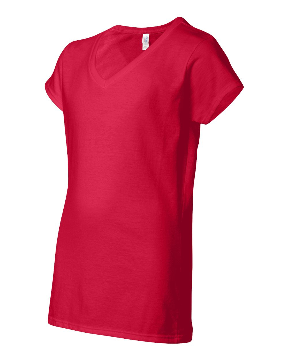 Gildan Softstyle® Women’s V-Neck T-Shirt 64V00L #color_Cherry Red