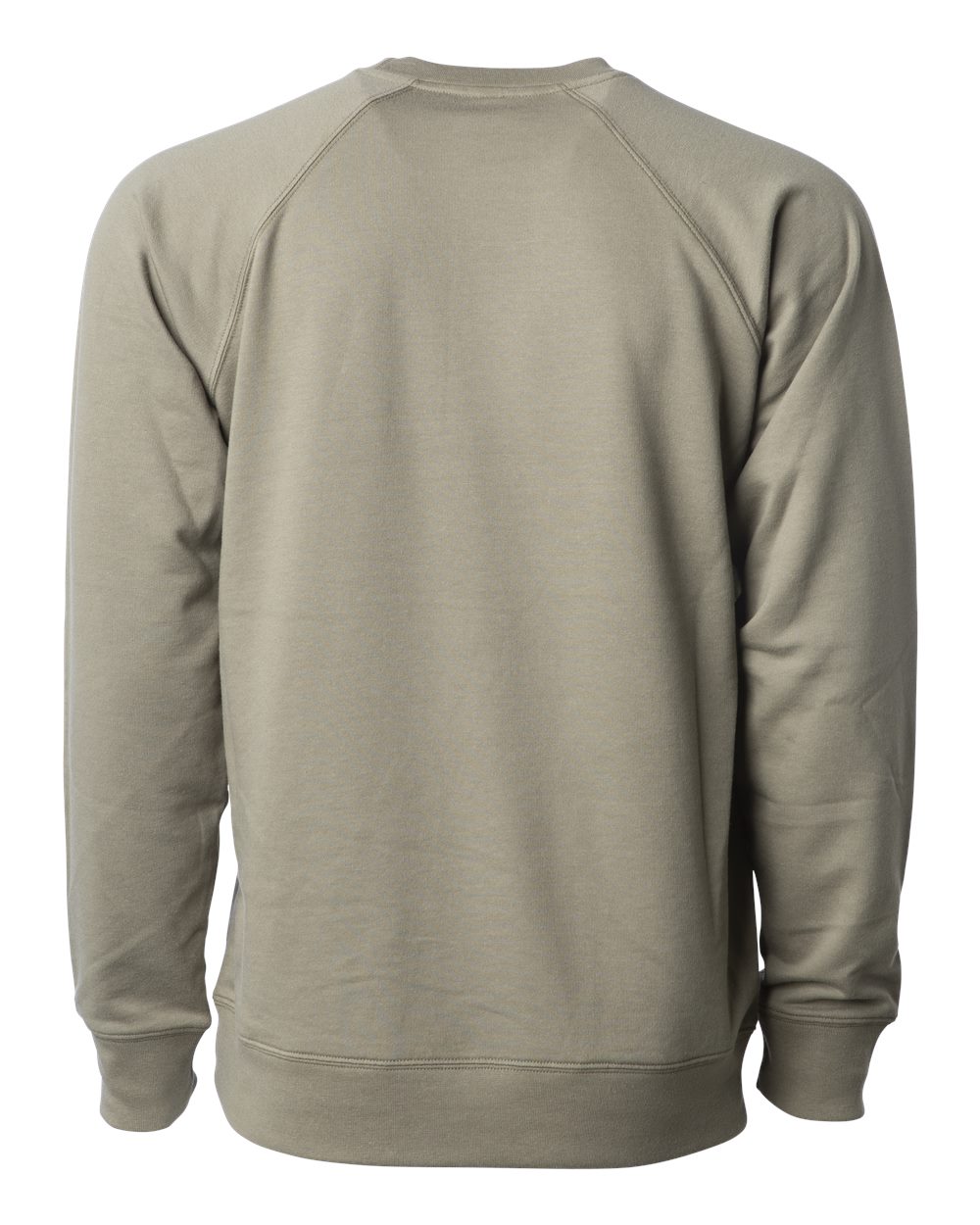 Independent Trading Co. Icon Unisex Lightweight Loopback Terry Crewneck Sweatshirt SS1000C #color_Olive