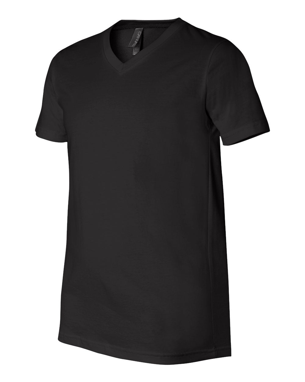 BELLA + CANVAS Unisex Jersey V-Neck Tee 3005 #color_Black