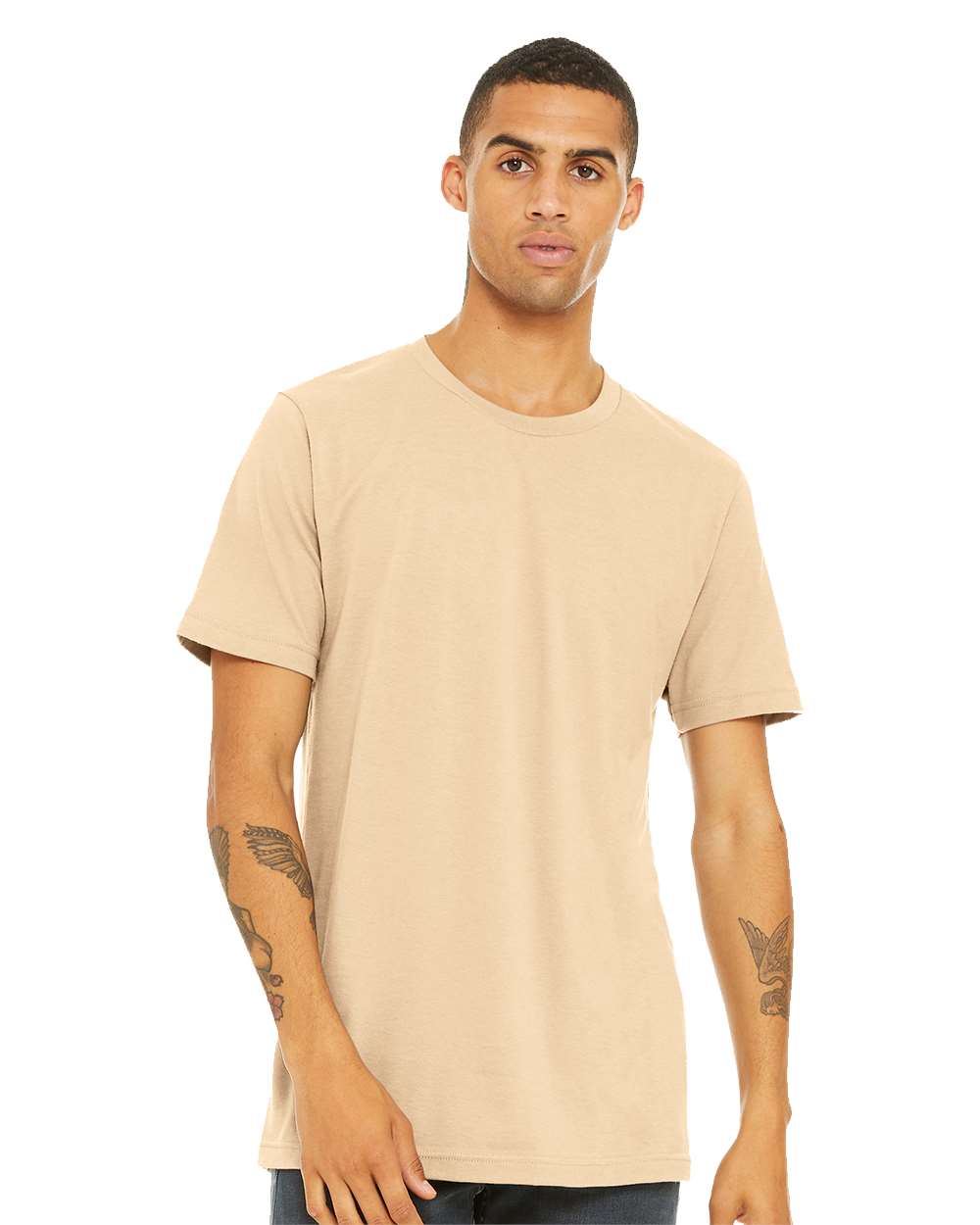 BELLA + CANVAS Unisex Jersey Tee 3001 mdl Soft Cream Color Unisex Jersey Tee